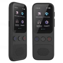 Language Translation Device Two-way Real-time Voice Translation Supports 138 Languages Accurate Offline And Recording 2 Hd Inch Touch Screen For Travel Business And Study
