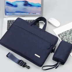 Laptop Briefcases 12" 13.3" 14" inch Compatible with Macbook Air Pro, HP, Dell, Lenovo, Asus, Acer, Chromebook Notebook Waterpoof Oxford Cloth Solid Color for Travel Colleages & Schools