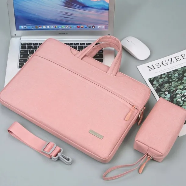 Laptop Briefcases 12" 13.3" 14" inch Compatible with Macbook Air Pro, HP, Dell, Lenovo, Asus, Acer, Chromebook Notebook Waterpoof Oxford Cloth Solid Color for Travel Colleages & Schools