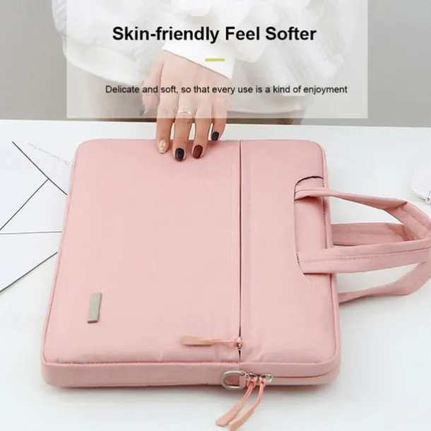 Laptop Briefcases 12" 13.3" 14" inch Compatible with Macbook Air Pro, HP, Dell, Lenovo, Asus, Acer, Chromebook Notebook Waterpoof Oxford Cloth Solid Color for Travel Colleages & Schools