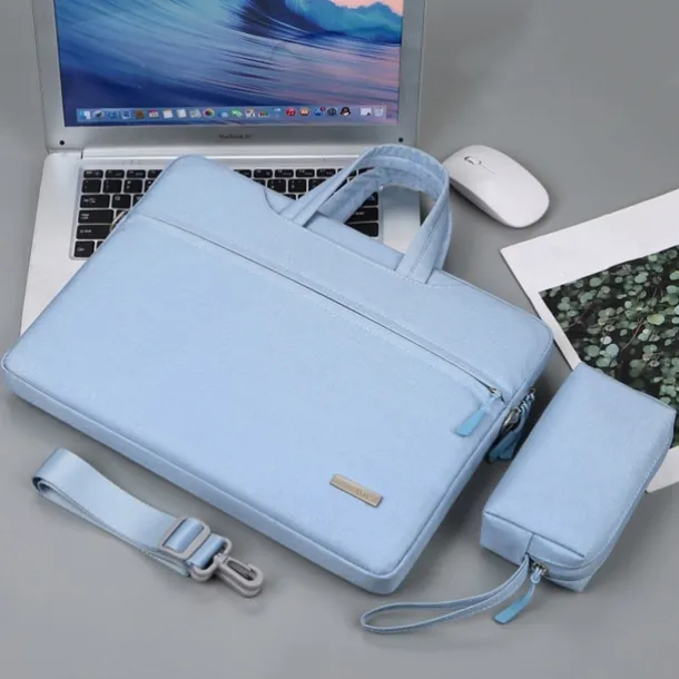 Laptop Briefcases 12" 13.3" 14" inch Compatible with Macbook Air Pro, HP, Dell, Lenovo, Asus, Acer, Chromebook Notebook Waterpoof Oxford Cloth Solid Color for Travel Colleages & Schools