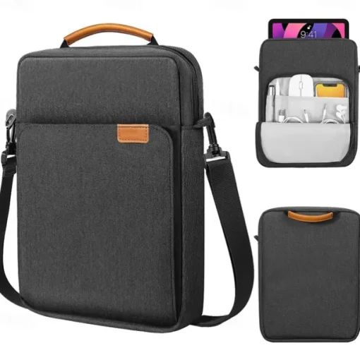 Laptop Shoulder Bags Tablet Case Compatible with Macbook Air Pro HP Dell Lenovo Asus Chromebook Notebook Laptop Carrying Case Travel Bag Laptop Carrying Case Cover With Handle