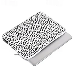 Laptop Sleeves 11.6" 12" 13.3" inch Compatible with Macbook Air Pro, HP, Dell, Lenovo, Asus, Acer, Chromebook Notebook Waterpoof Shock Proof Polyester / Cotton Blend Leopard Print for Colleages / 14"