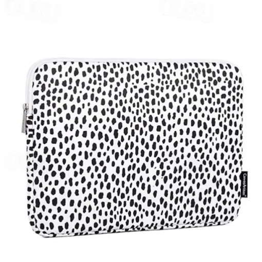 Laptop Sleeves 11.6" 12" 13.3" inch Compatible with Macbook Air Pro, HP, Dell, Lenovo, Asus, Acer, Chromebook Notebook Waterpoof Shock Proof Polyester / Cotton Blend Leopard Print for Colleages / 14"