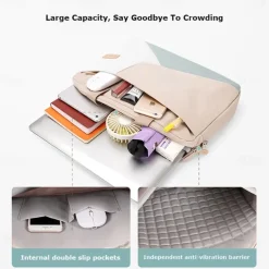 Laptop Sleeves 13.3" 14" 15.6" inch, Grils Women, For Macbook Air Pro, HP, Dell, Lenovo, Asus, Acer, Chromebook Notebook, Waterpoof Shockproof Oxford Cloth, for Travel Office Schools