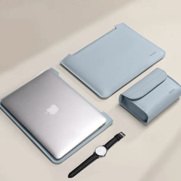 Laptop Sleeves Laptop Case 12" 13.3" 15.6" inch For Macbook Air Pro HP Dell Lenovo Asus Chromebook Notebook Carrying Case Cover Waterpoof PU Leather Case With Small Bag For Business Office Travel