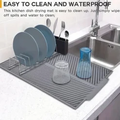 Large And Small Silicone Water Filter Mat Dry Filter Cup Pad Dish Mat Faucet Water Filter Pad Water-Proof Tableware