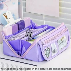Large Capacity Student Pencil Case High Appearance Level Girl Stationery Case Multi-functional Pencil Case