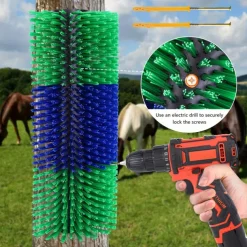 Large Size Hair Removal Brush For Horse Stable And Pasture, Horse Brushes Full Massage Grooming Brush For Horse