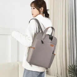 Large-Capacity Computer Bag Ladies Travel Bag Casual Stylish and Durable Waterproof Oxford Cloth Backpack - Perfect for Travel and Everyday Use