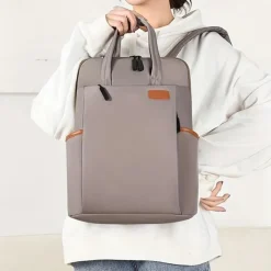 Large-Capacity Computer Bag Ladies Travel Bag Casual Stylish and Durable Waterproof Oxford Cloth Backpack - Perfect for Travel and Everyday Use