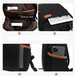 Large-Capacity Computer Bag Ladies Travel Bag Casual Stylish and Durable Waterproof Oxford Cloth Backpack - Perfect for Travel and Everyday Use