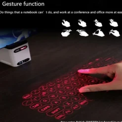 Laser Projection Virtual Laser Keyboard Mobile Phone Bluetooth Wireless Projection Screen Touch Infrared Office Portable Keyboard
