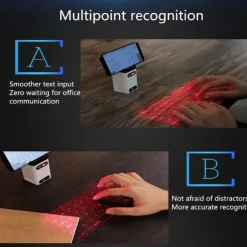 Laser Projection Virtual Laser Keyboard Mobile Phone Bluetooth Wireless Projection Screen Touch Infrared Office Portable Keyboard