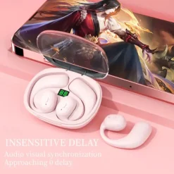 Latest Open Wireless Earphones 3D Surround Sound Effects TWS True Wireless Headset No Pain After Long Wear IntelligentNoise Reduction Suitable For Driving Running Meeting Sports FitnessCycling