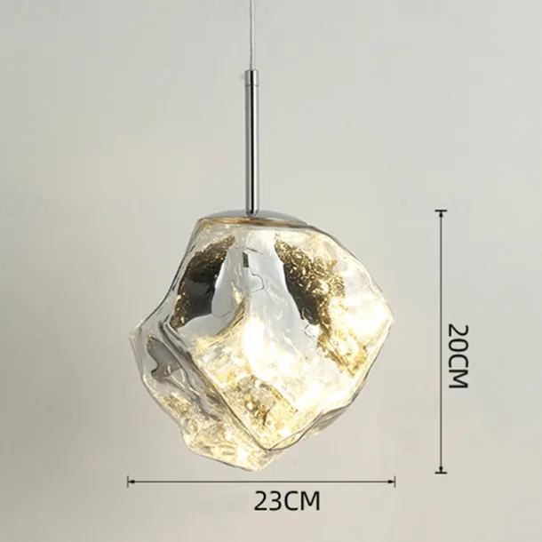 Lava ice chandelier hallway basements chandelier Scandinavian modern minimalist creative bedroom corridor indoor lamp