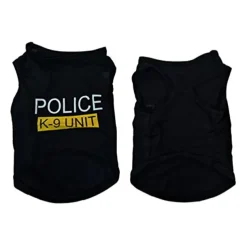 Law Enforcement Pet Dog Puppy Vest Tshirt Policeman Justice Agent Coat Pet Clothes Summer Apparel Cosplay Party Costumes Awesome