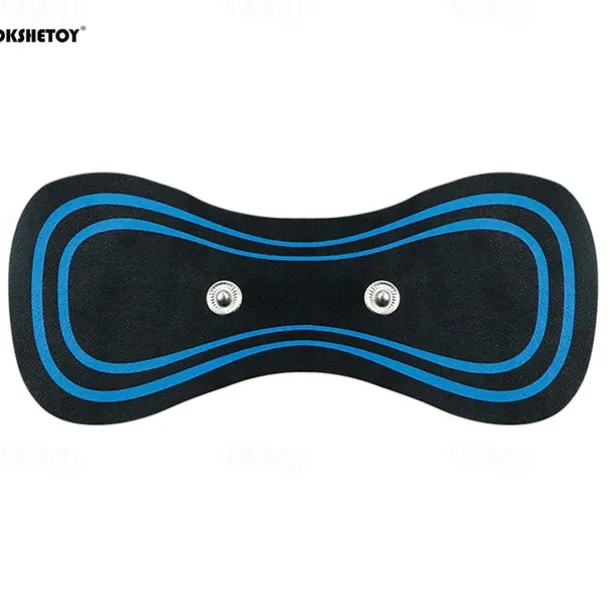 LCD Display EMS Neck Stretcher Electric Massager 8 Mode Cervical Massage Patch Pulse Muscle Stimulator Portable Relief Pain