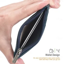 Leather Credit Card Holder Men Women Rfid Business ID Badge Case Porte Bus Card Pass Name Card Cover Slim Wallet With Lanyard