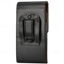 Leather Phone Belt Case 7.2/6.5/6.2/5.2'' Waist Bag Magnetic Vertical Phone Case for iPhone 14 Pro Max 13 12 11 Pouch Cover Belt Clip