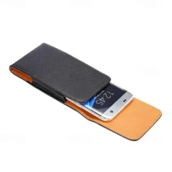 Leather Phone Belt Case 7.2/6.5/6.2/5.2'' Waist Bag Magnetic Vertical Phone Case for iPhone 14 Pro Max 13 12 11 Pouch Cover Belt Clip