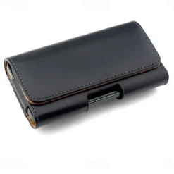 Leather Phone Belt Case 7.2/6.5/6.2/5.2'' Waist Bag Magnetic Vertical Phone Case for iPhone 14 Pro Max 13 12 11 Pouch Cover Belt Clip