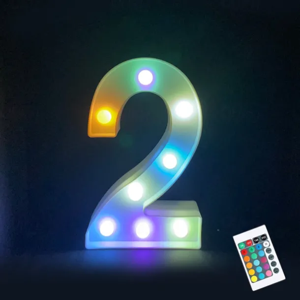 LED Alphabet Letter Lights with Romote Control, Customizable Colorful Signs Light Up Letters for Christmas, Parties, Weddings, & Home Décor