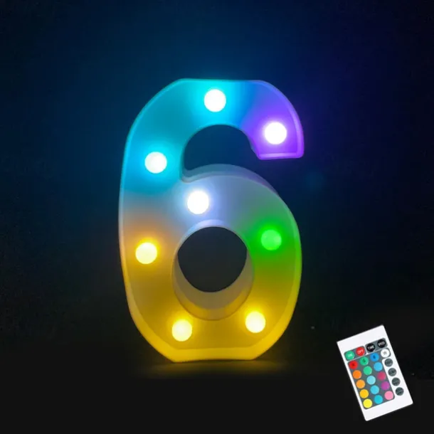 LED Alphabet Letter Lights with Romote Control, Customizable Colorful Signs Light Up Letters for Christmas, Parties, Weddings, & Home Décor