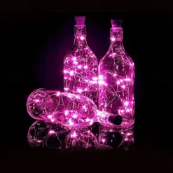 LED Bottle String Lights Cork Shaped Outdoor Wedding Decoration 2M LED Night Starry Light 30pcs 12pcs 10pcs Copper Wire Stopper Wine Bottle Lamp Wedding Party Christmas Decoration
