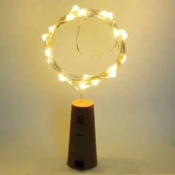 LED Bottle String Lights Cork Shaped Outdoor Wedding Decoration 2M LED Night Starry Light 30pcs 12pcs 10pcs Copper Wire Stopper Wine Bottle Lamp Wedding Party Christmas Decoration