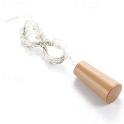 LED Bottle String Lights Cork Shaped Outdoor Wedding Decoration 2M LED Night Starry Light 30pcs 12pcs 10pcs Copper Wire Stopper Wine Bottle Lamp Wedding Party Christmas Decoration