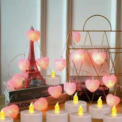 LED Candles Tea Lights Flameless Candles Christmas/Halloween Decoration LED Candles Pack Lasts 2X Longer Realistic Tea Lights Tealights Battery Operated Candles Unscented Batteries Included 12/24/50