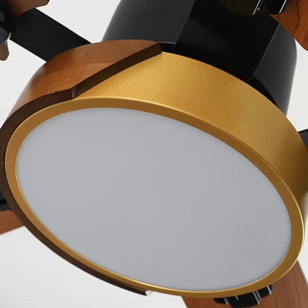 LED Ceiling Fans Light Ceiling Hanging for Kitchen Dining Room 1-Light 105/120/130 cm Acrylic 3-Color-Light Modern Nordic Style Bedroom Cafes 110-240V