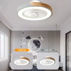 LED Ceiling Fans with lights Dimmable with Remote Contral 20