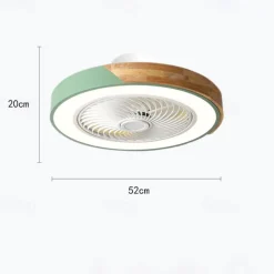 LED Ceiling Fans with lights Dimmable with Remote Contral 20