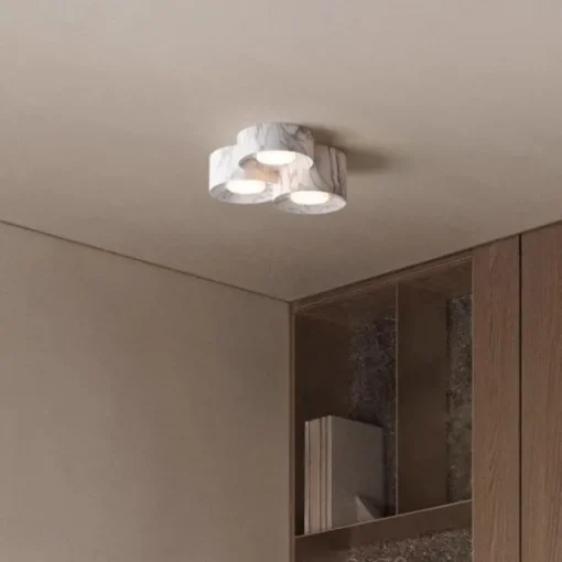 LED Ceiling Lamp 3-Color Light Source 1/2/3-Light Cylindrical Ceiling Downlight Surface Mounted Ceiling Lights for Bedroom Living Room Office Kitchen Lounge Dining Room 110-240V