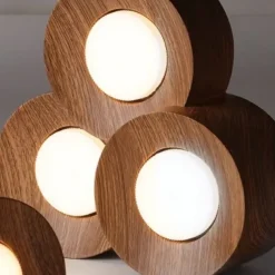LED Ceiling Lamp 3-Color Light Source 1/2/3-Light Cylindrical Ceiling Downlight Surface Mounted Ceiling Lights for Bedroom Living Room Office Kitchen Lounge Dining Room 110-240V