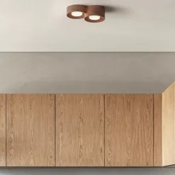 LED Ceiling Lamp 3-Color Light Source 1/2/3-Light Cylindrical Ceiling Downlight Surface Mounted Ceiling Lights for Bedroom Living Room Office Kitchen Lounge Dining Room 110-240V
