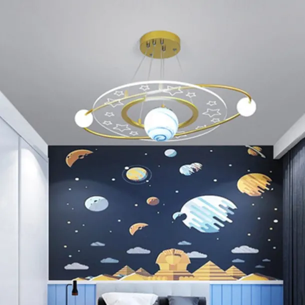 LED Ceiling Light 55/65 cm Circle Design Single Design Chandelier Acrylic Artistic Style Modern Style Stylish Painted Finishes LED Modern 220-240V