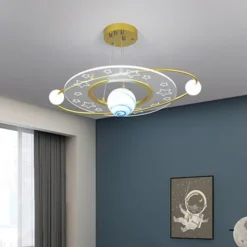 LED Ceiling Light 55/65 cm Circle Design Single Design Chandelier Acrylic Artistic Style Modern Style Stylish Painted Finishes LED Modern 220-240V