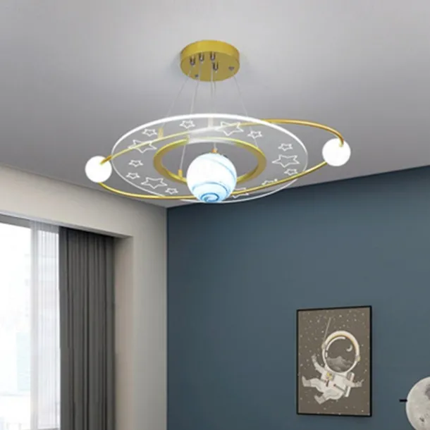 LED Ceiling Light 55/65 cm Circle Design Single Design Chandelier Acrylic Artistic Style Modern Style Stylish Painted Finishes LED Modern 220-240V