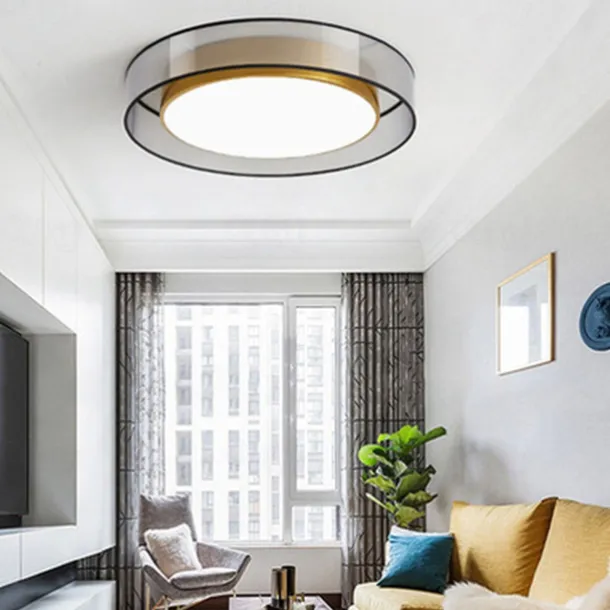 LED Ceiling Light 40/50 cm Circle Design Flush Mount Lights Metal Artistic Style Modern Style Stylish Painted Finishes LED Modern 220-240V