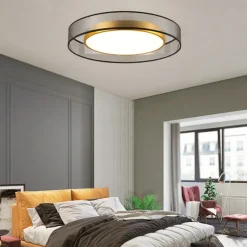 LED Ceiling Light 40/50 cm Circle Design Flush Mount Lights Metal Artistic Style Modern Style Stylish Painted Finishes LED Modern 220-240V