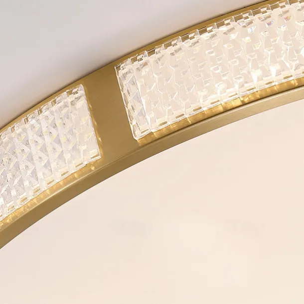 LED Ceiling Light 30/40/50 cm Geometric Shapes Flush Mount Lights Copper Metal Geometrical Brass LED Modern Simple Nordic Style 220-240V