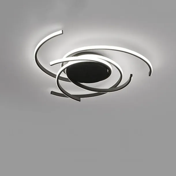 LED Ceiling Light 56 cm Rose Gold Green Khaki Champaign Gold Desert Rose Gold Flush Mount Lights Aluminum Silica Gel Geometric 72W Dimmable with Remote Control for Kitchen Bedroom Home Lighting