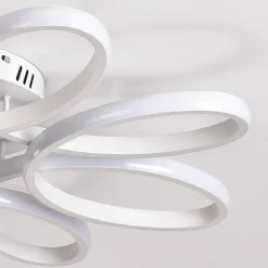 LED Ceiling Light 8 Heads 6 Heads Modern Flower Design Metal Silica Gel Linear Painted Finishes 65cm 110-120V 220-240V