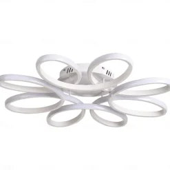 LED Ceiling Light 8 Heads 6 Heads Modern Flower Design Metal Silica Gel Linear Painted Finishes 65cm 110-120V 220-240V