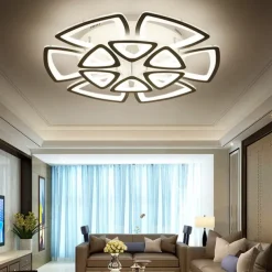 LED Ceiling Light Bedroom Light APP Control with Stepless Dimming or OFF/ ON Control Three Color Acrylic Ceiling Panel Lamp Unique Minimalist Livingroom AC110V AC220V