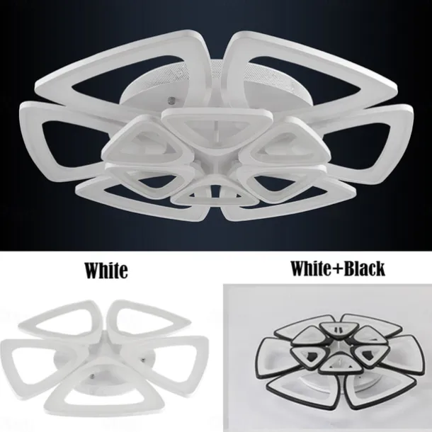 LED Ceiling Light Bedroom Light APP Control with Stepless Dimming or OFF/ ON Control Three Color Acrylic Ceiling Panel Lamp Unique Minimalist Livingroom AC110V AC220V