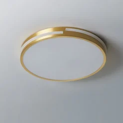 LED Ceiling Light Circle Round Design 50 cm Flush Mount Lights Copper for Living Room 110-240V